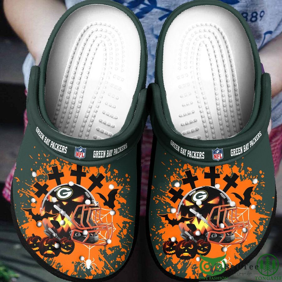 38 NFL Green Bay Packers Helmet Halloween Clogs