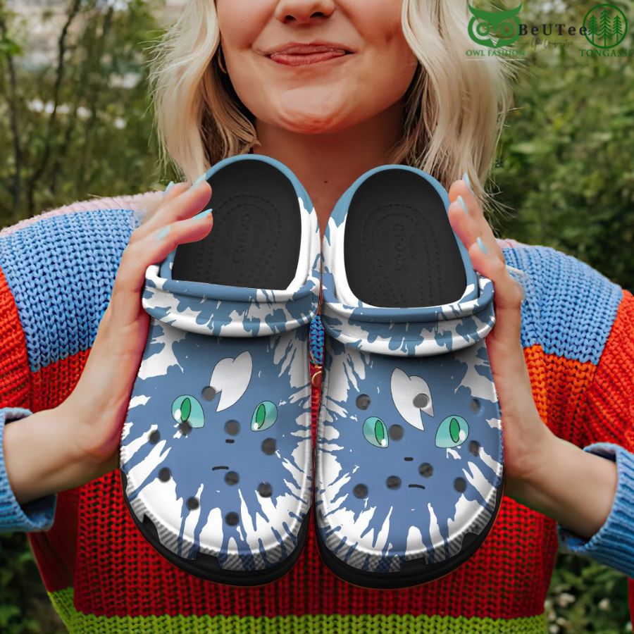 Meowstic Tie Dye Face Classic Crocs Pokemon