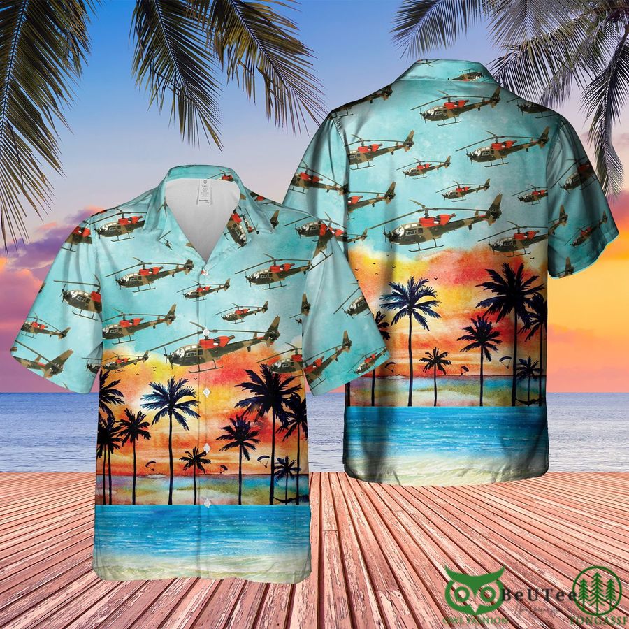 British Army Gazelle Hawaiian Shirt