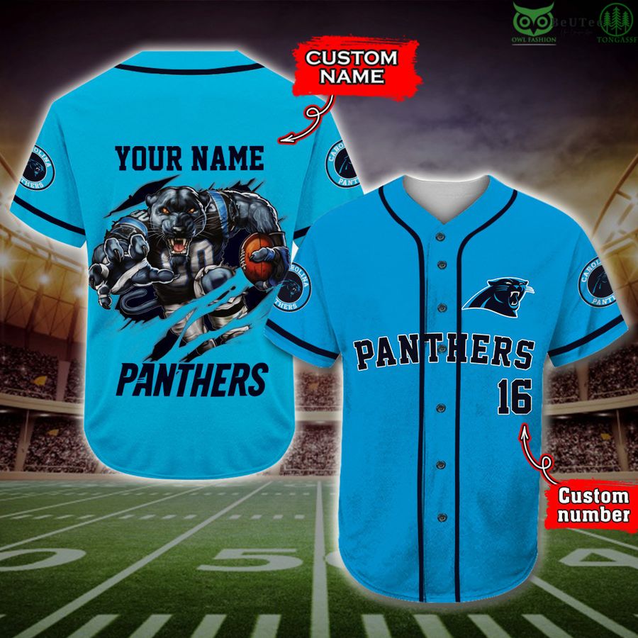 Custom carolina panthers jersey hotsell