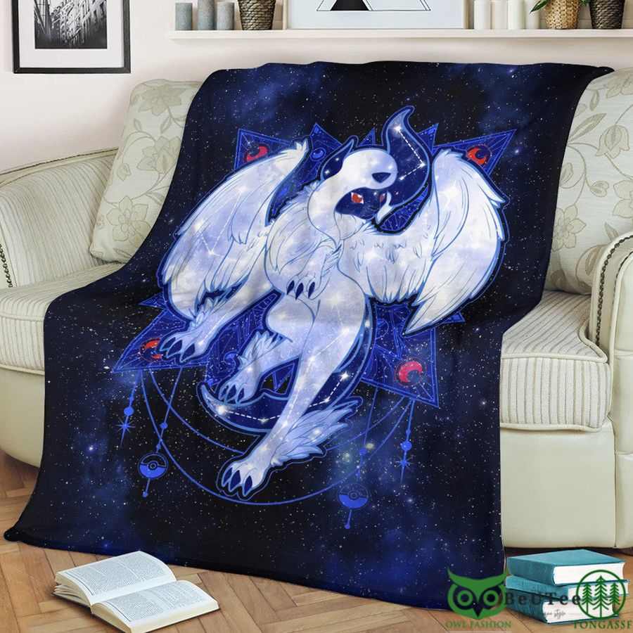 Anime PKM Starry Winged Sphinx Custom Soft Blanket