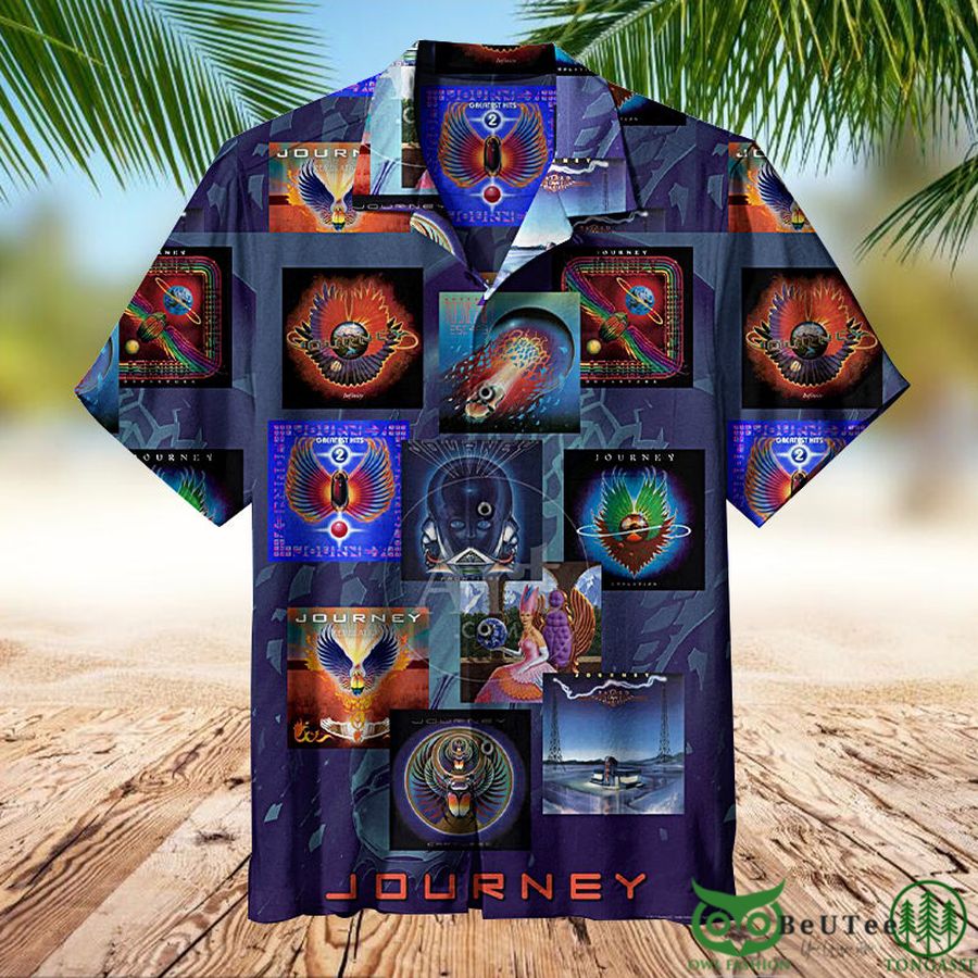 Journey Album Collage Hawaiian Shirt