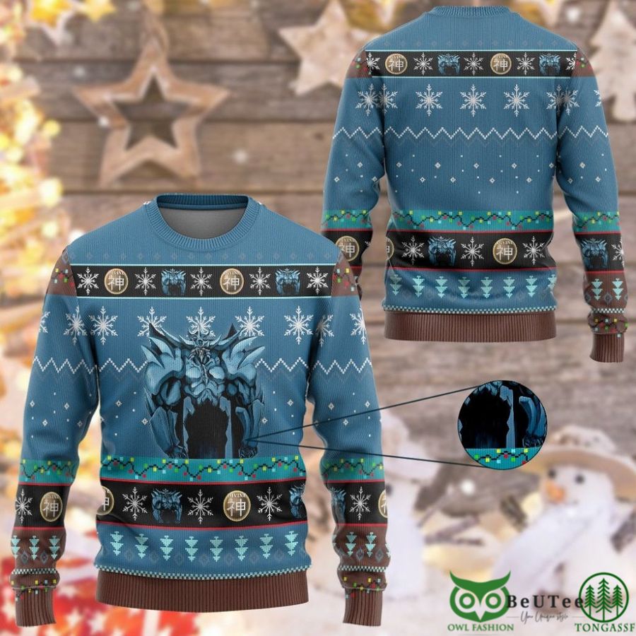 Anime YGO Obelisk the Tormentor Custom Imitation Knitted Ugly Sweater