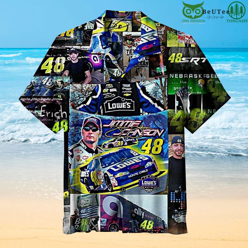Racer 48 sport Car Hawaiian Shirt