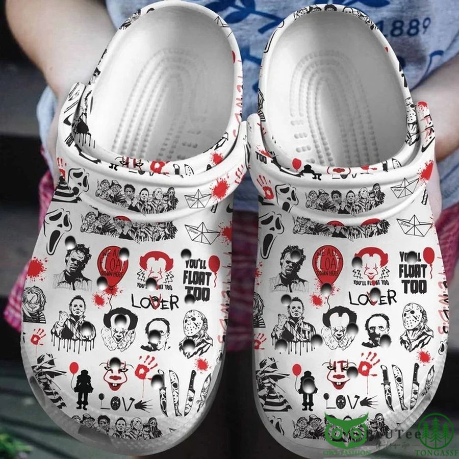 Halloween Symbols Terrified Clogs 