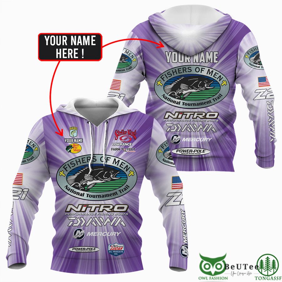 Personalized Purple Version Race Tournament Nitro 3D Shirt