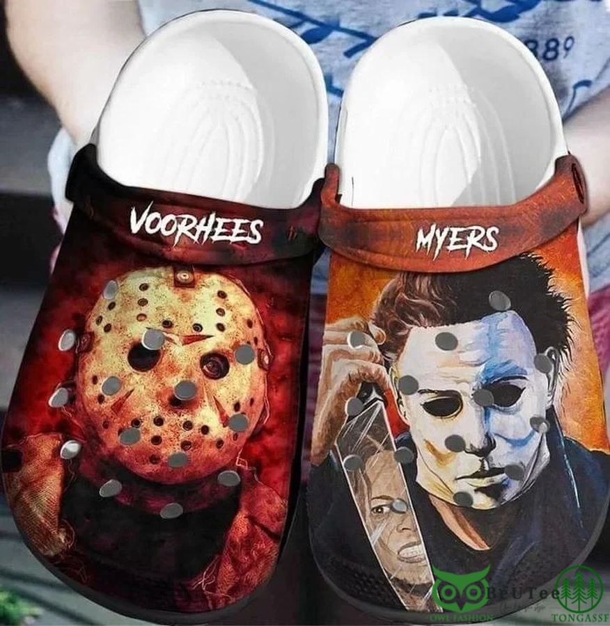Halloween Michael Myers and Jason Vorhees Clogs 