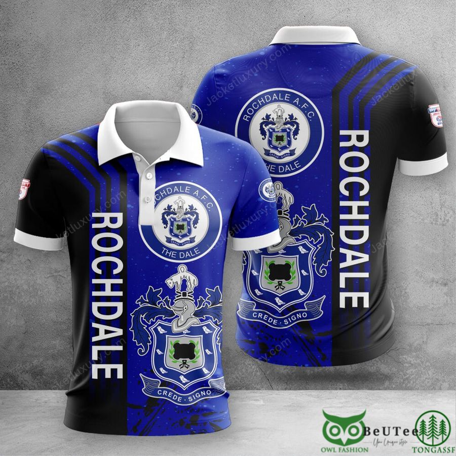 Rochdale AFC EPL 3D Polo Tshirt Hoodie