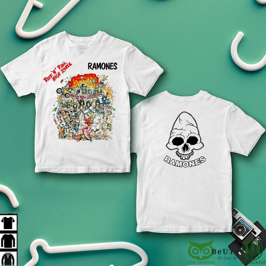RAMONES ROCK N ROLL HIGH SCHOOL Rock Band 3D T-shirt 