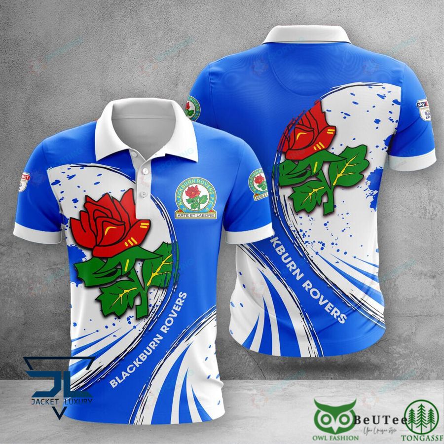 Blackburn Rovers EPL 3D Tshirt Polo Hoodie