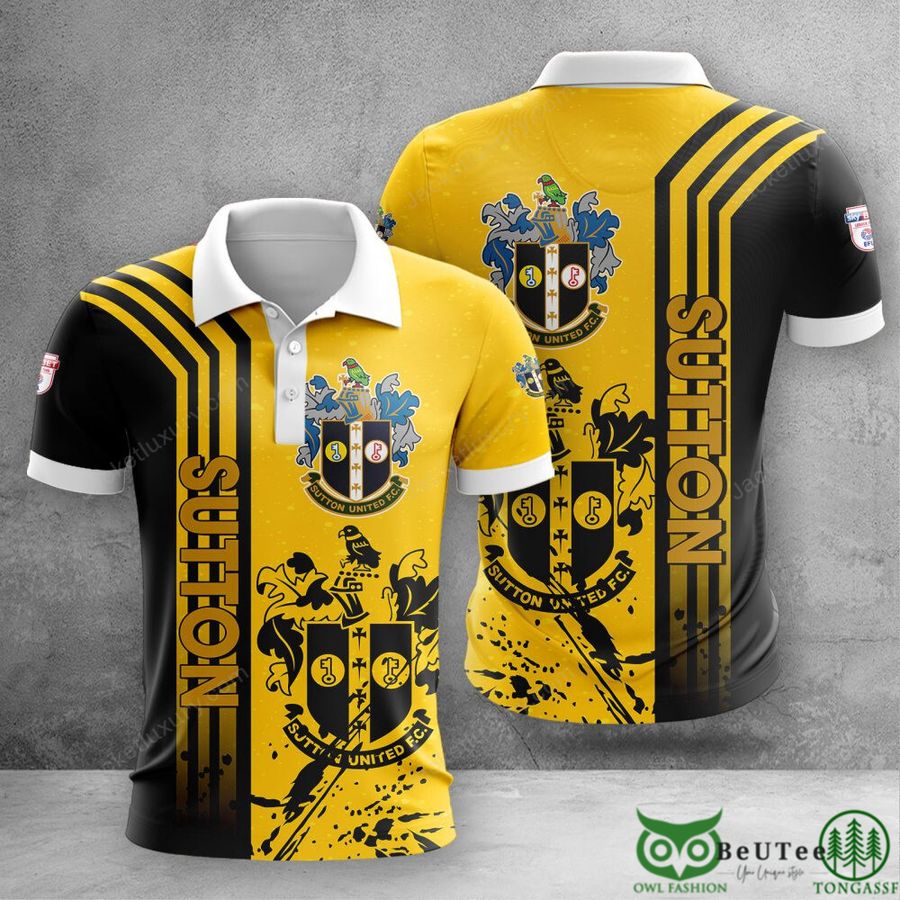 Sutton United EPL 3D Polo Tshirt Hoodie