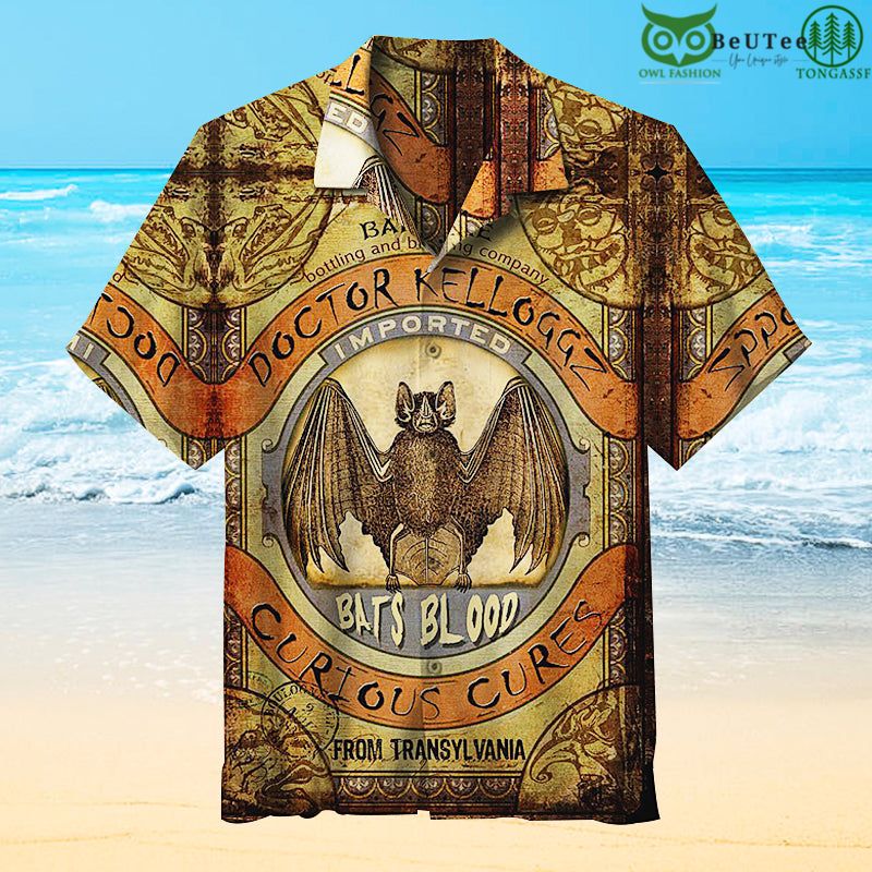 Bats Blood Hawaiian Shirt