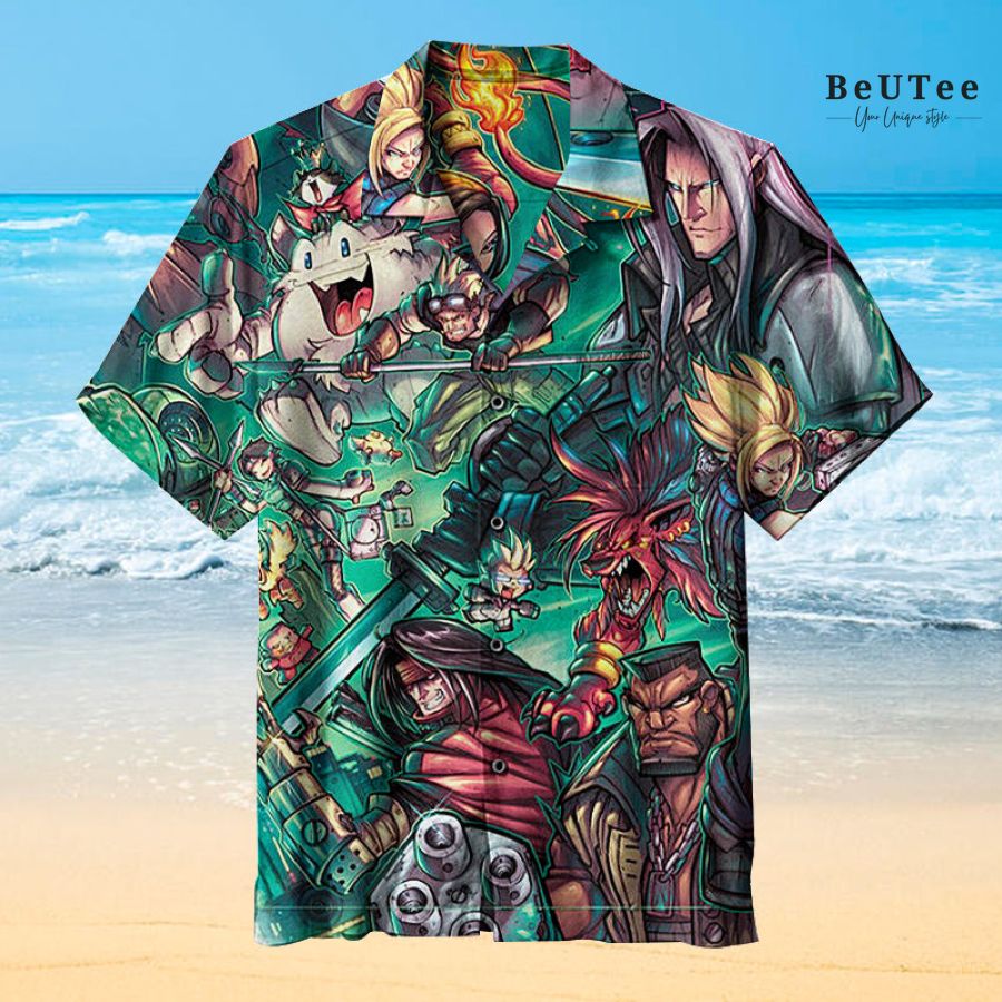 Final Fantasy Hawaiian Shirt