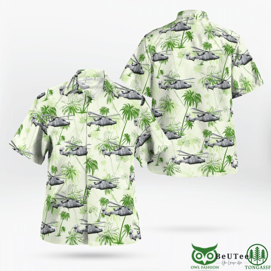 British Army AgustaWestland AW159 Wildcat Armed Forces Day Hawaiian Shirt