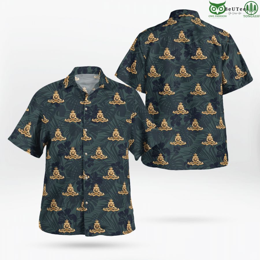British Army Royal Artillery Hawaiian Shirt
