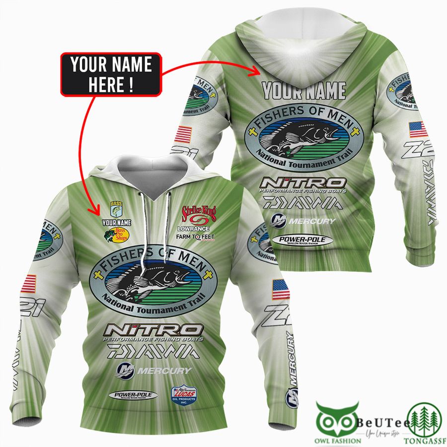 Personalized Green Version Race Tournament Nitro 3D Shirt