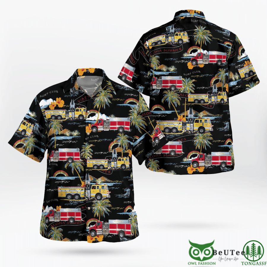 CUBA FIRE PROTECTION DISTRICT CUBA MISSOURI HAWAIIAN SHIRT