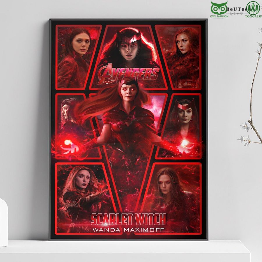 Marvel studio Scarlet Witch Wanda Maximoff Limited Edition Poster 
