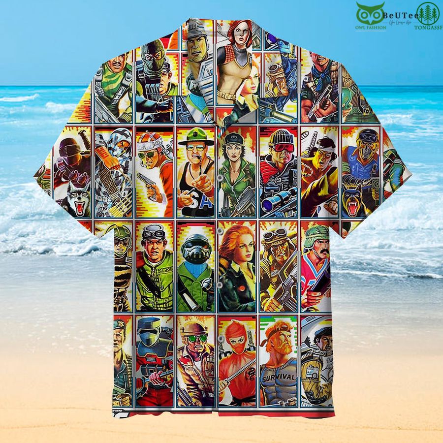 8 G.I. Joe in the 80s characters Hawaiian Shirt