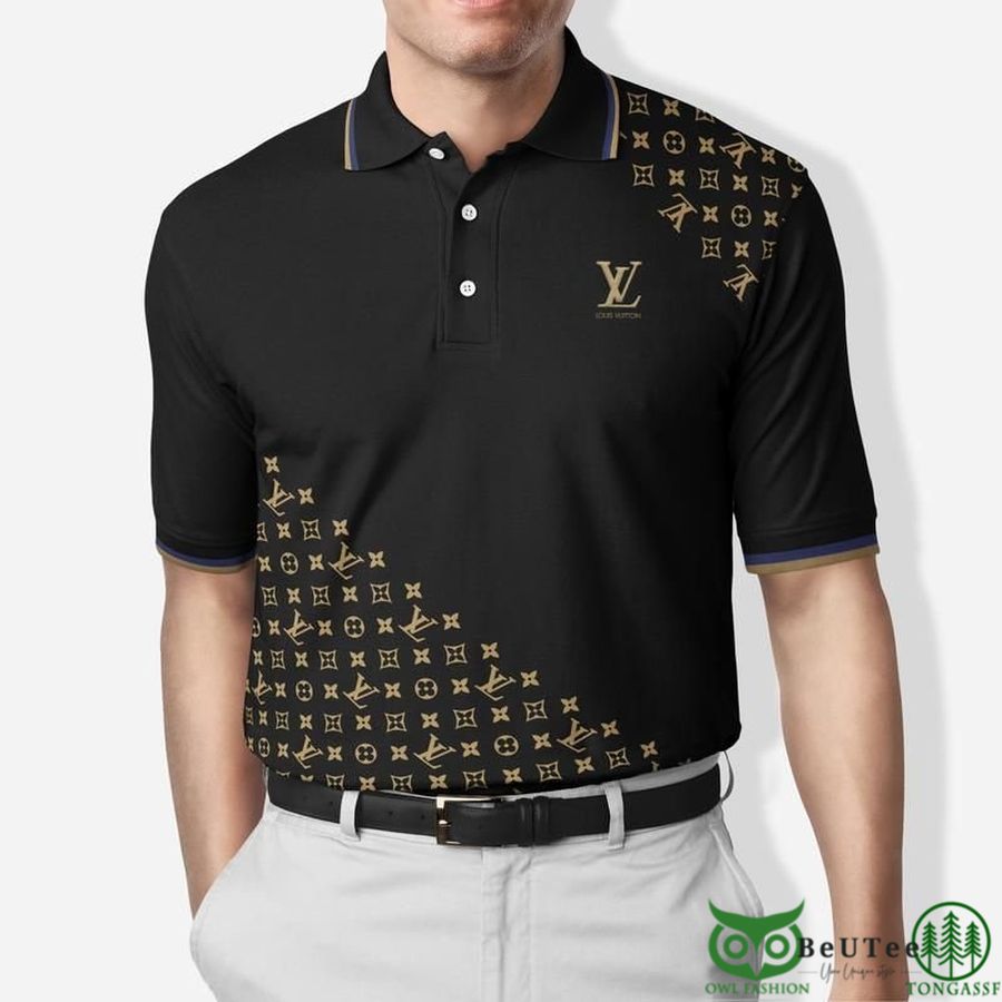 Limited Edition Louis Vuitton Diagonal Monogram Polo Shirt