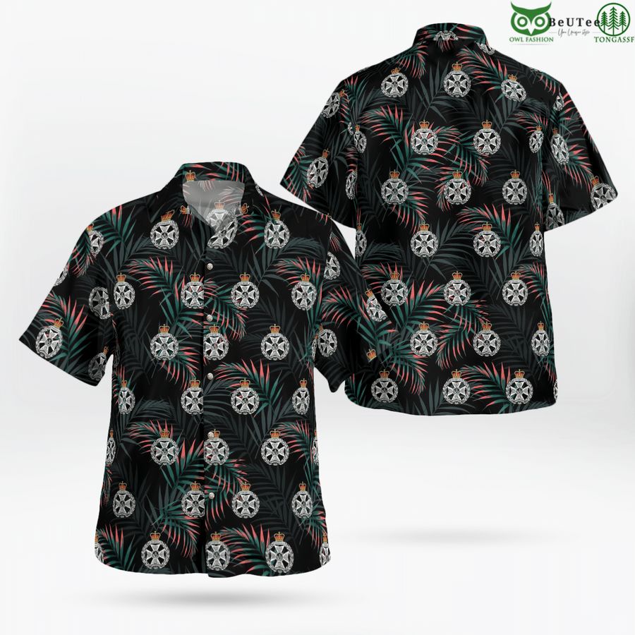 British Army Royal Green Jackets Hawaiian Shirt