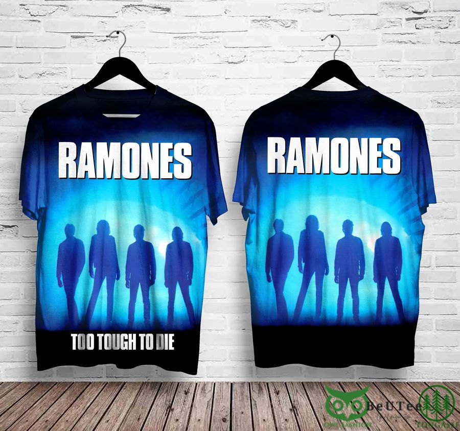 RAMONES Too Tough to Die Rock Band 3D T-shirt 