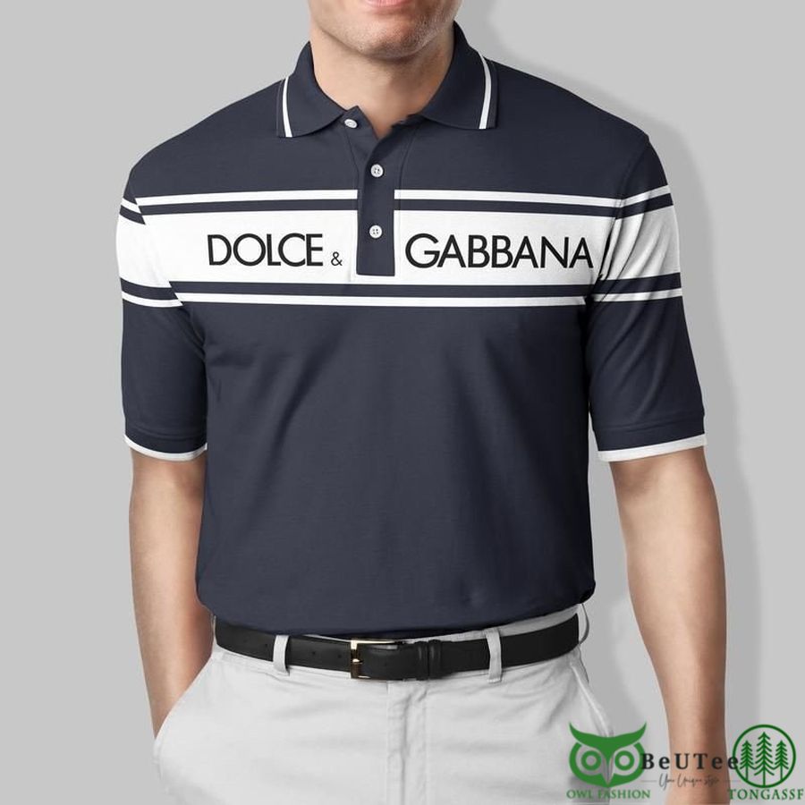 24 Limited Edition DolceGabbana Dark Gray Polo Shirt