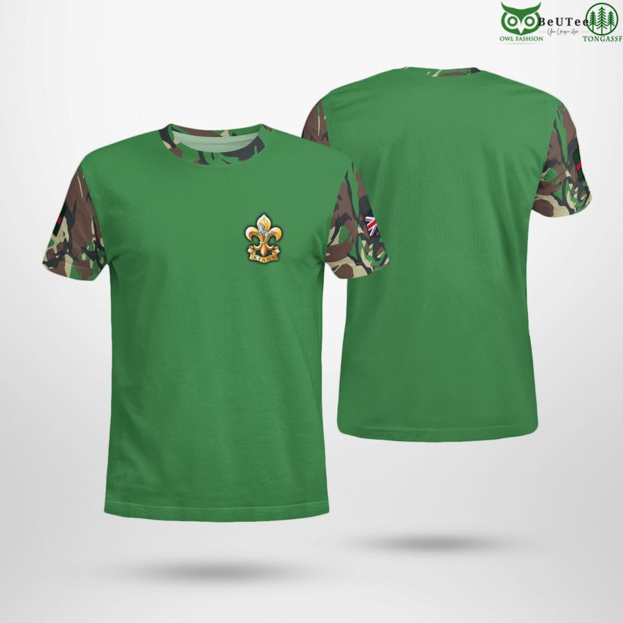 51 British Army Kings Regiment 3D T shirt
