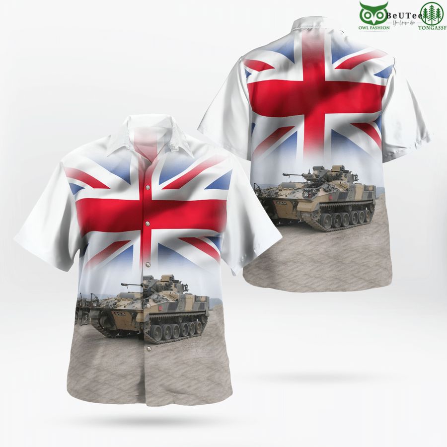 34 British Army Infantry Section Vehicle Hawaiian Shirt