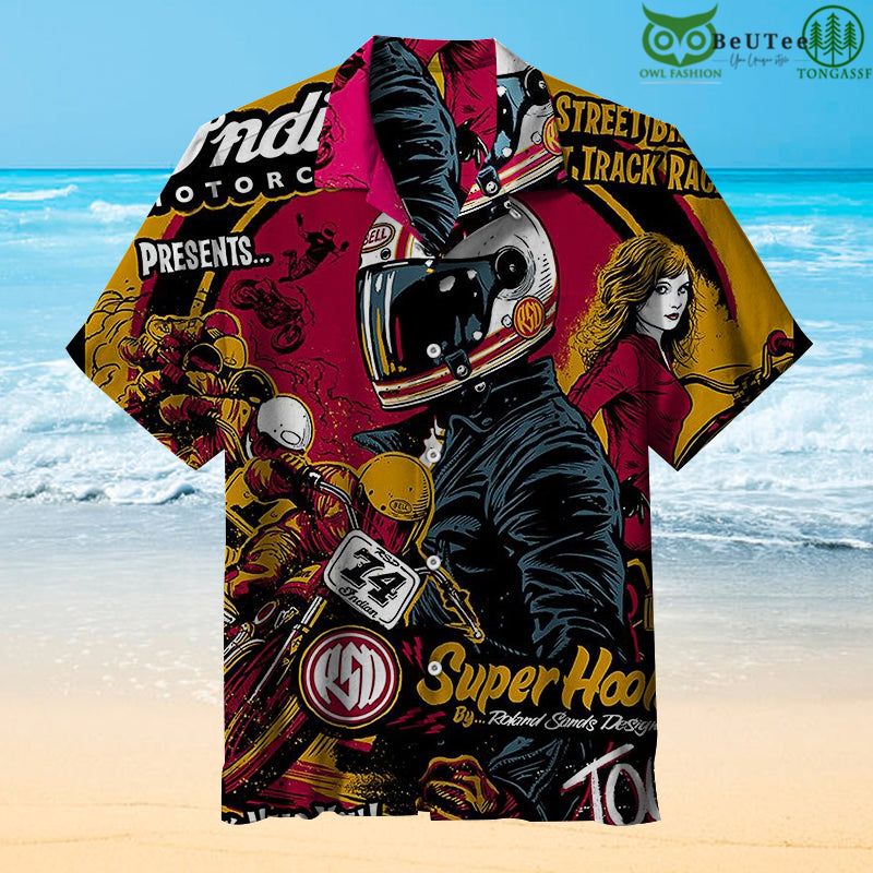 Touring Motorcycle Hawaiian Shirt