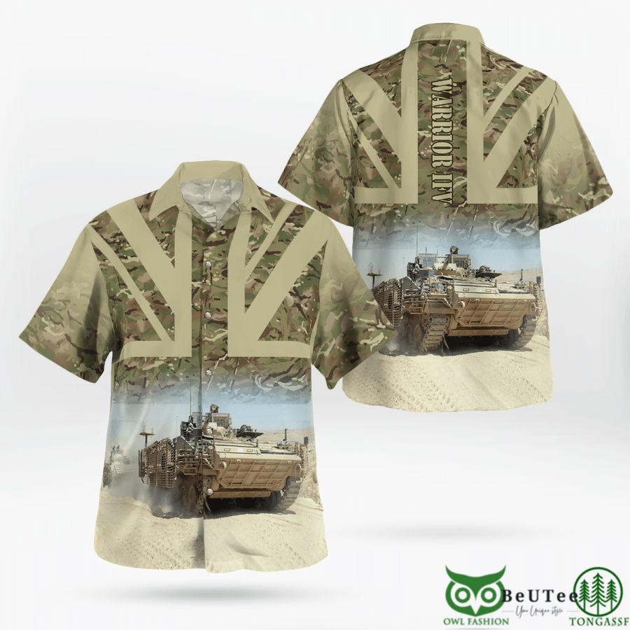 63 British Army Warrior IFV Hawaiian Shirt
