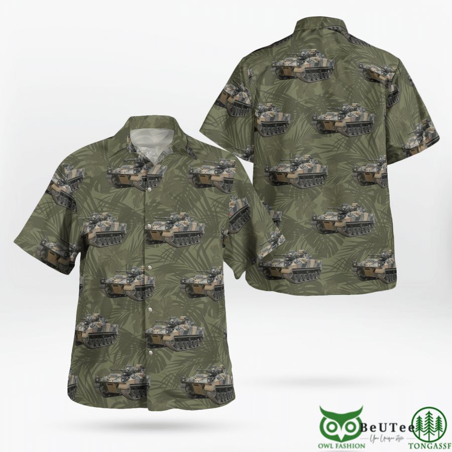 91 British Army Warrior Hawaiian Shirt