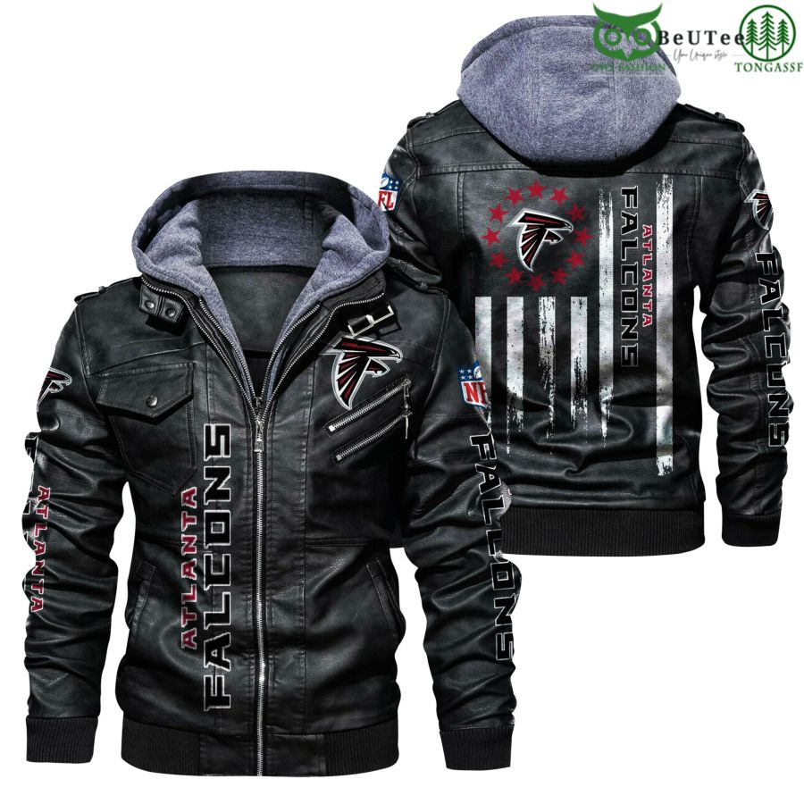 Atlanta Falcons NFL National Football League Leather Jacket
