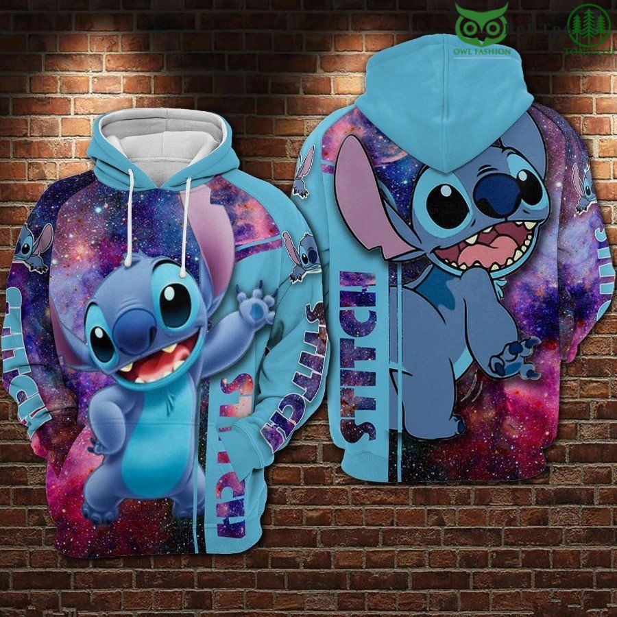 Galaxy Colorful Stitch 3D Hoodie