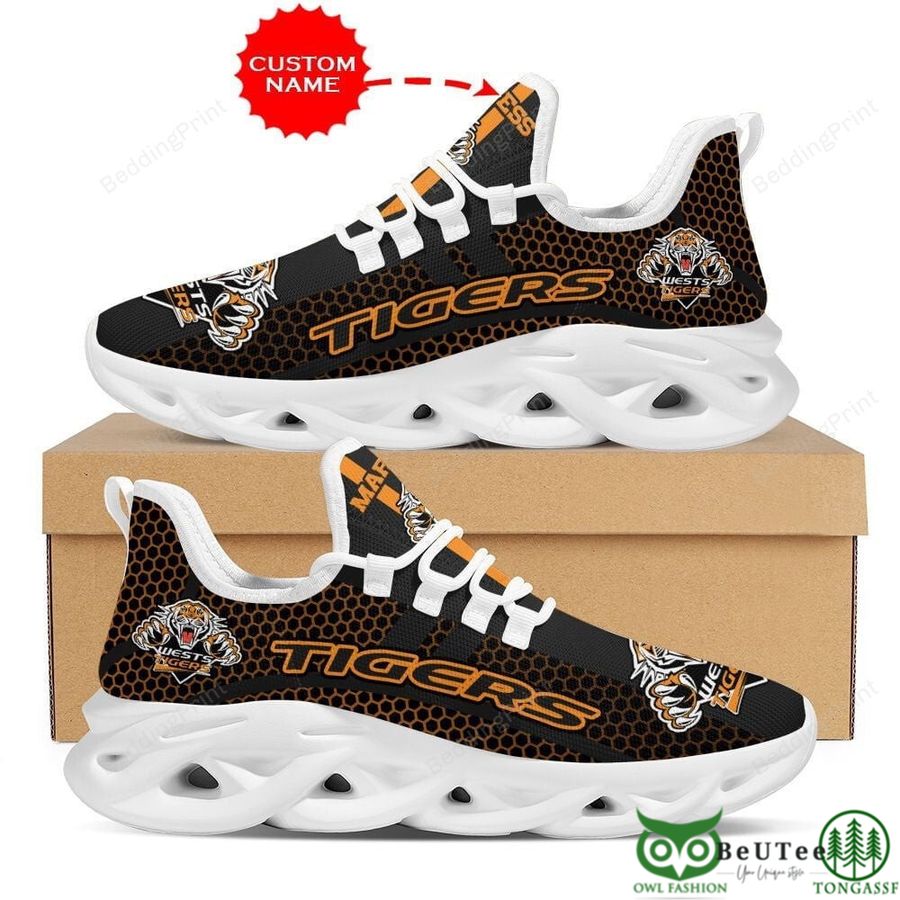 Wests Tigers NRL Custom Name Max Soul Shoes