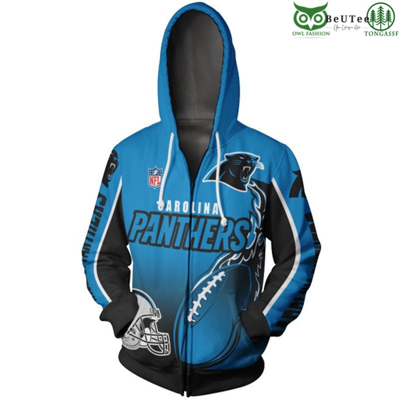 Carolina Panthers Nfl Football Blue White 3D Hoodie 3D Sweatshirt -  T-shirts Low Price