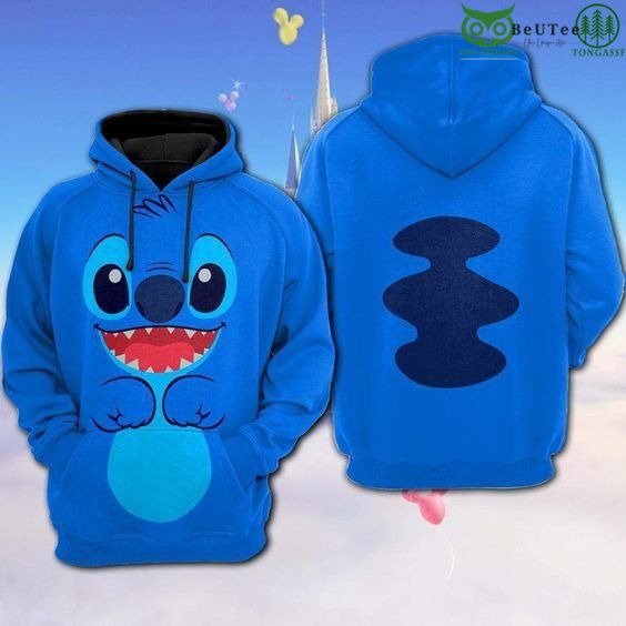 Stitch Cute Cosplay 3D Hoodie