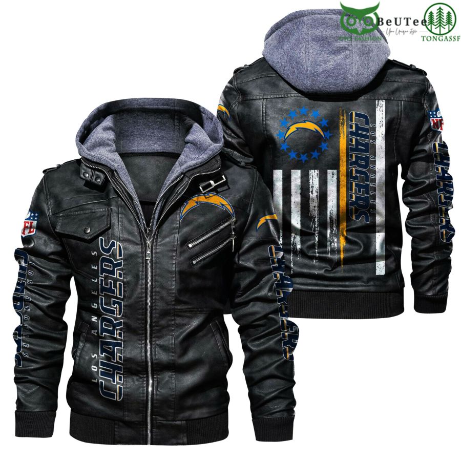 Los Angeles Chargers NFL National Football League Leather Jacket