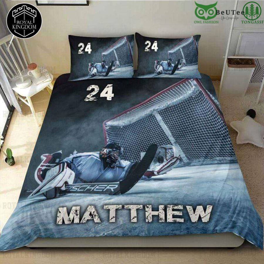 Custom Ice Hockey Premium Bedding Set Winter Vibe 