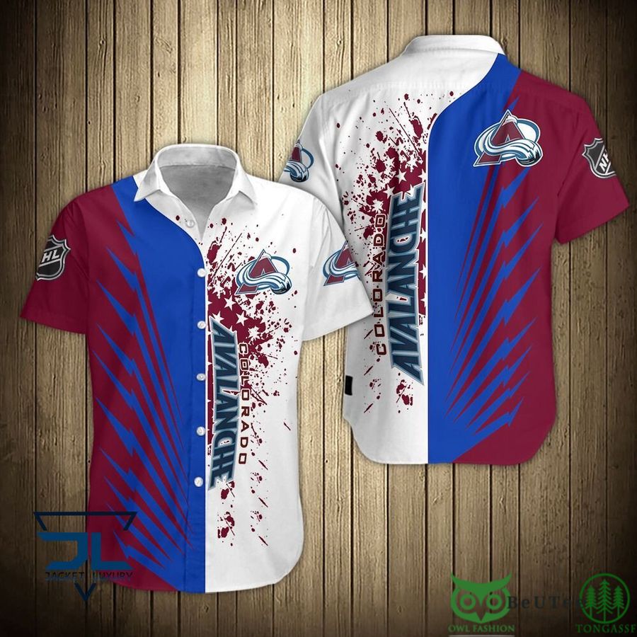 Colorado Avalanche NHL Splash Hawaiian Shirt