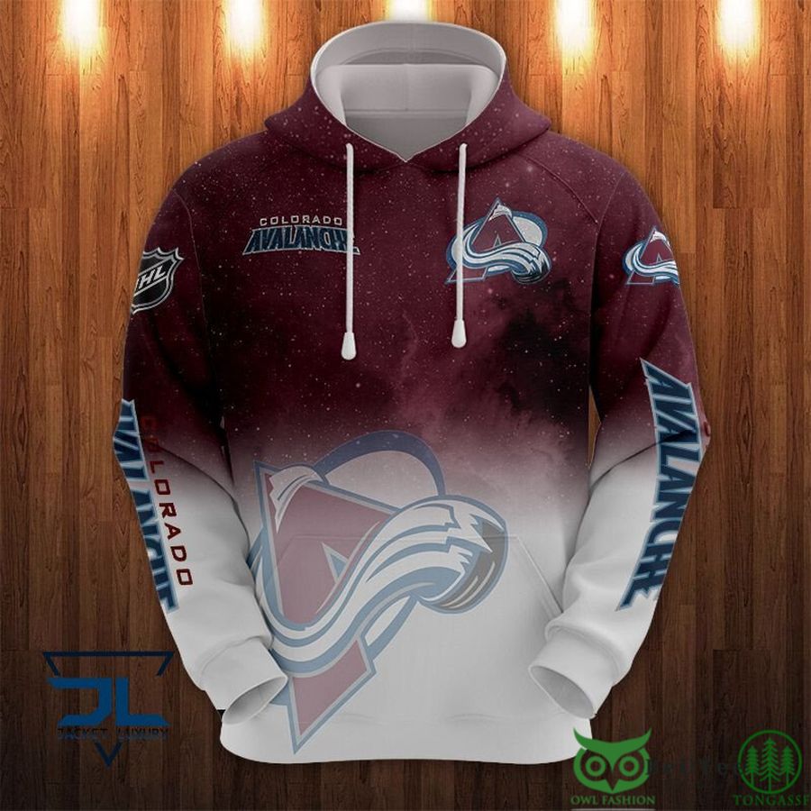 Colorado Avalanche NHL Galaxy 3D Hoodie Sweatshirt Jacket