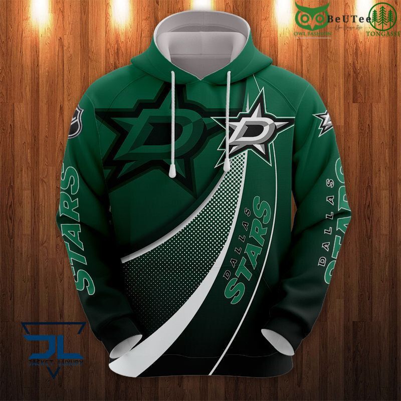 Winter Vibe Dallas Stars NHL 3D Hoodie Sweatshirt Jacket