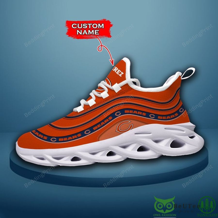 Chicago Bears NFL Custom Name Max Soul Shoes