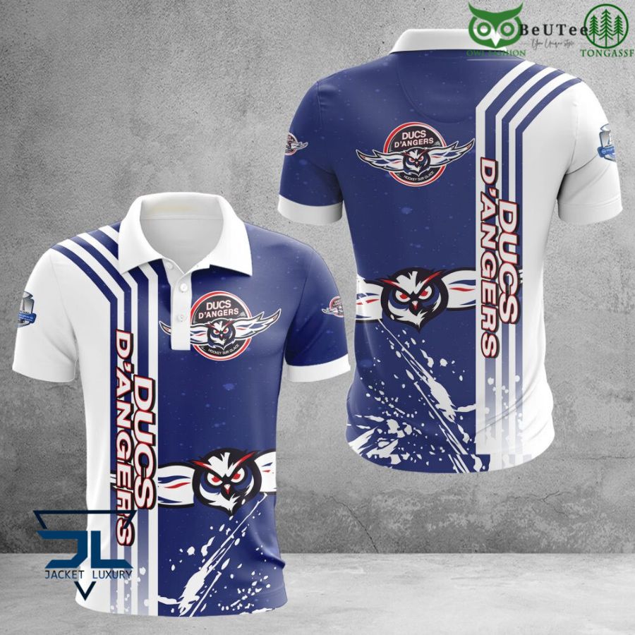 Ducs d'Angers Synerglace Ligue Magnus 3D Polo Hoodie