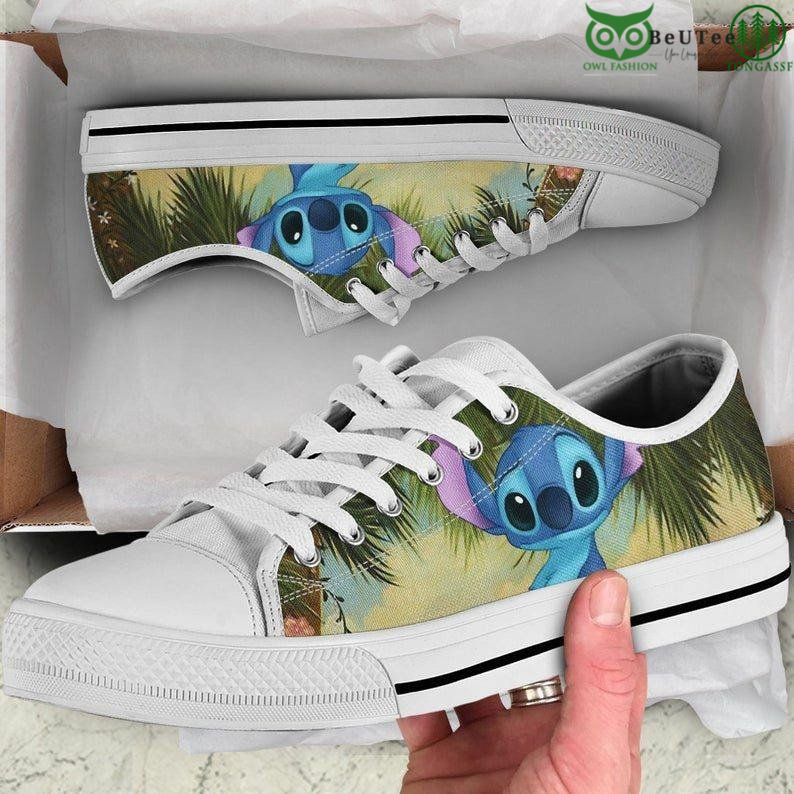 Stitch Beach Vibe Hawaii Low Top Shoes