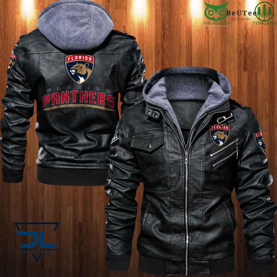 Florida Panthers NHL Champion Leather Jacket