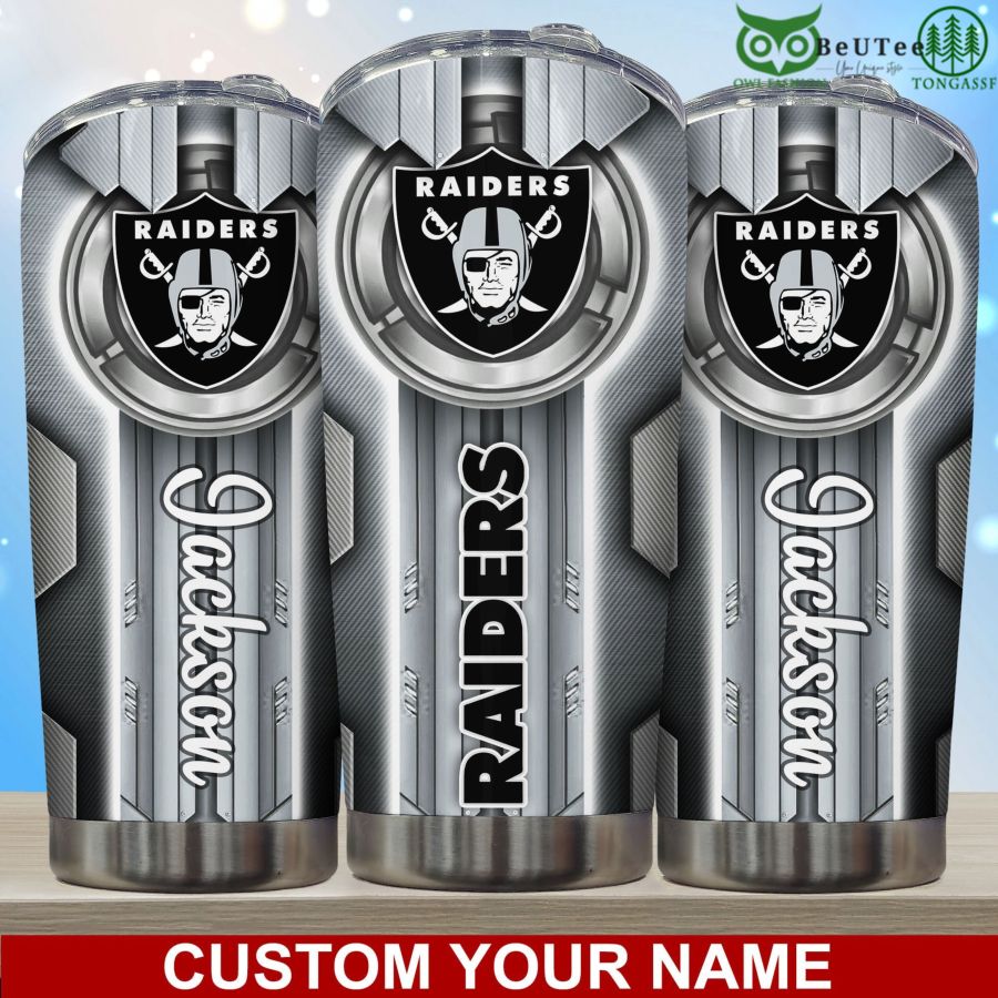 NFL Champions Oakland Raiders Personalized Tumbler