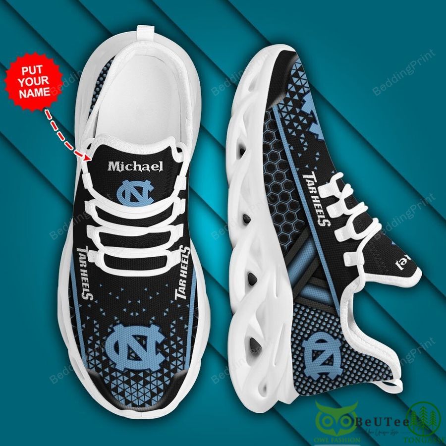 North Carolina Tar Heels NCAA Custom Name Max Soul Shoes