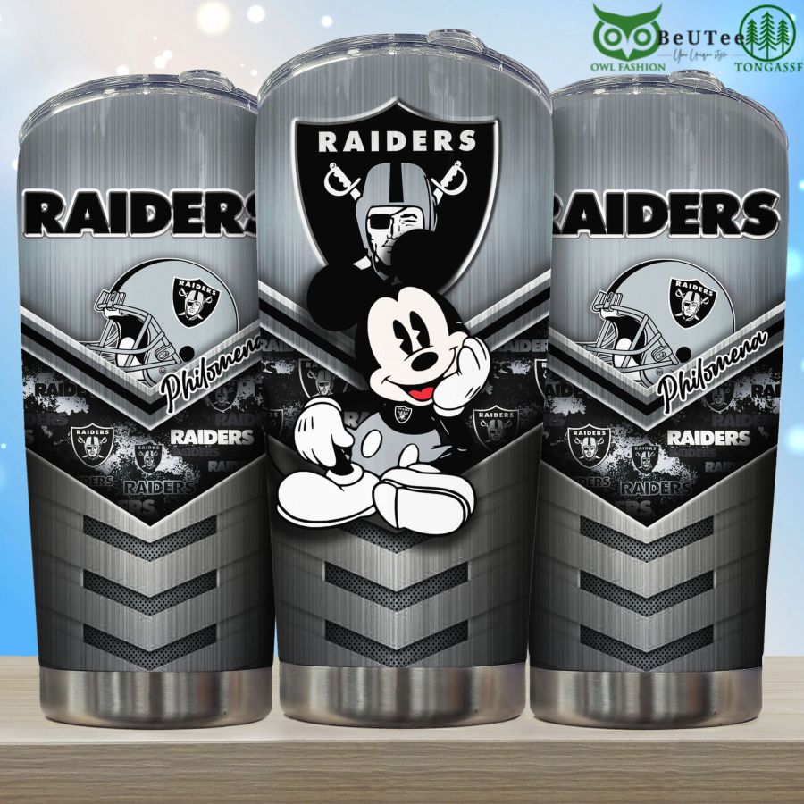 Classic Mickey Mouse Oakland Raiders Premium Tumbler