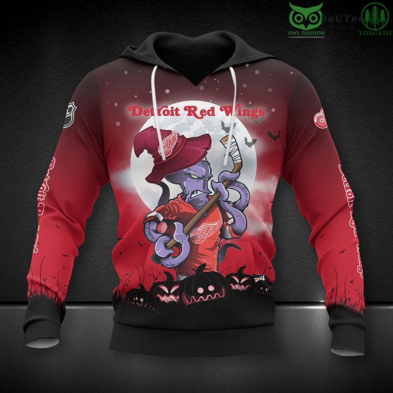 NHL Champion Detroit Red Wings 3D Hoodie Sweatshirt Jacket